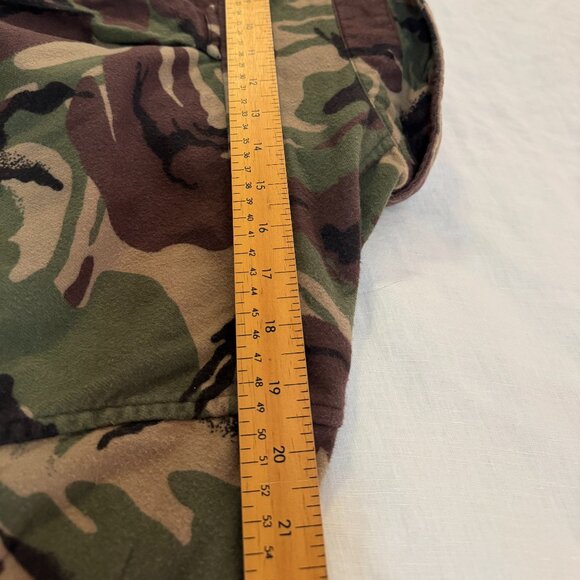 Lands End premium flannel shirt, mens, large/tall, traditional fit, camo pattern - Picture 8 of 10